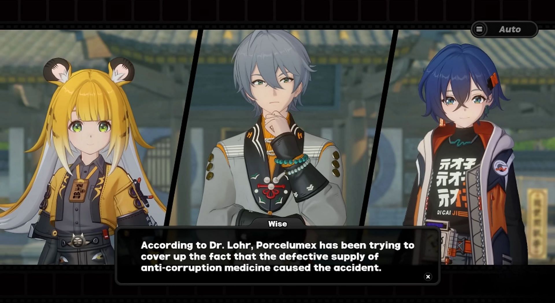 The Proxy is updating their sibling on the investigation so far (Image via HoYoverse)